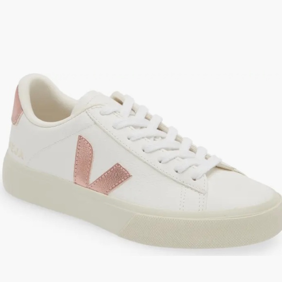 Veja Shoes - Veja Campo Chromefree Leather Sneakers